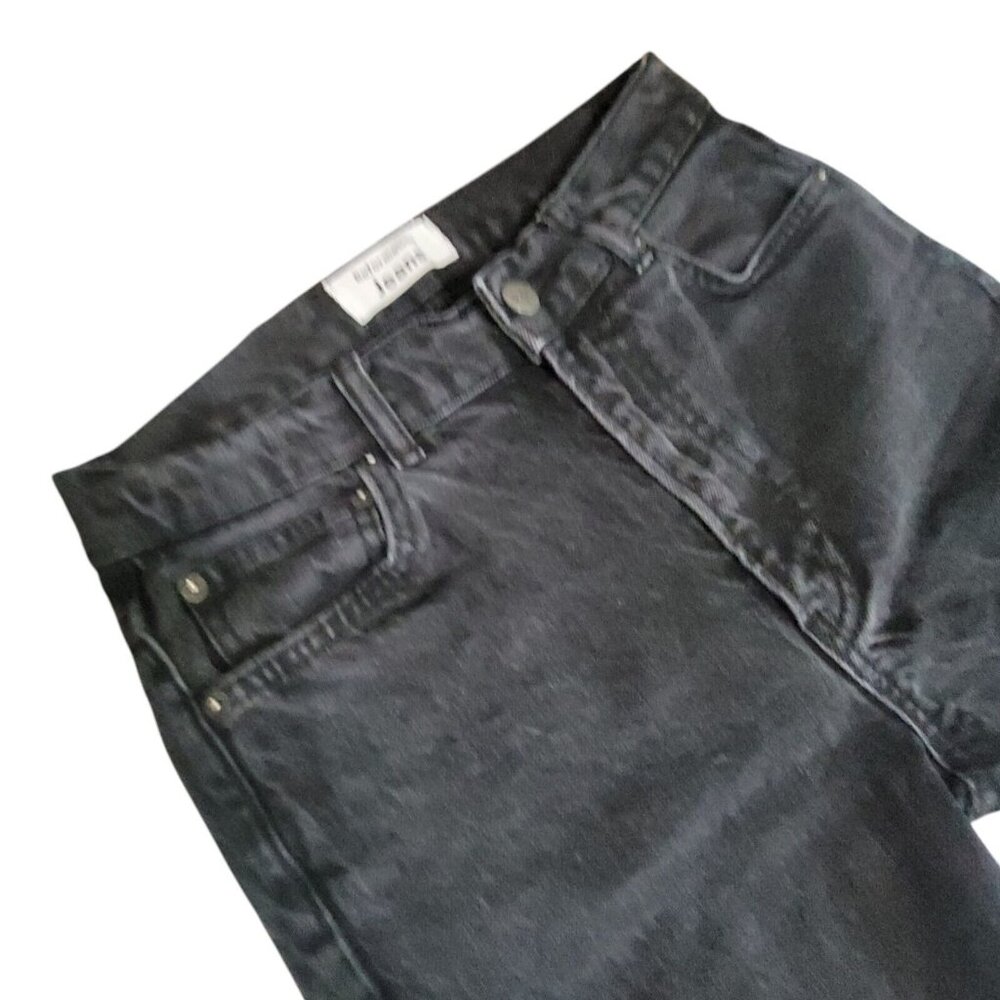 Reformation Jeans 26×28 Black Wash Straight Leg - Picture 14 of 16